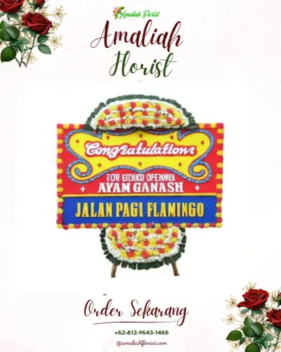 Bunga Papan Congratulation di Batumirah